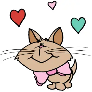 Kitten Loving Clipart