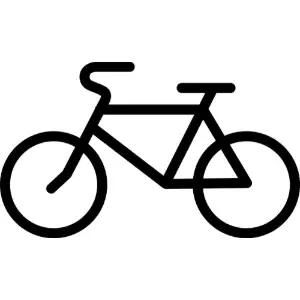 Bicycle pictogram Clipart