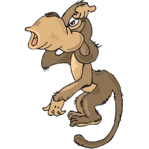 Monkey Confused Clipart