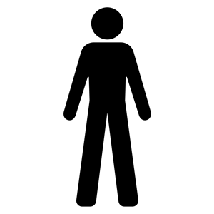 Male Symbol Silhouette