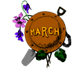 Illustrated months (March, colour)
