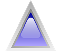 led triangular blue