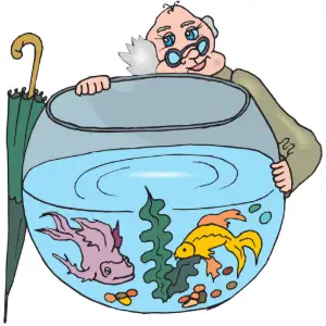 Fish in Bowl Clipart