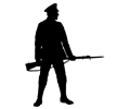 Soldier With Rifle Silhouette
