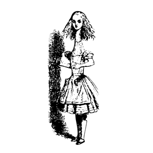 Alice In Wonderland - 5 - very tall Alice