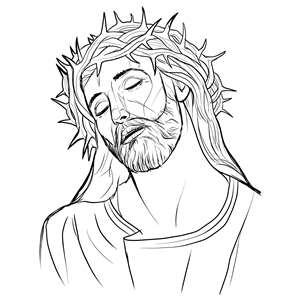 Jesus Crown Of Thorns Illustration