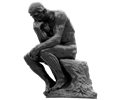 The Thinker Grayscale