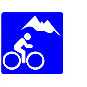 Mtb Blue Clipart
