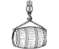 Barrel in a sling