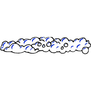 soap suds clipart