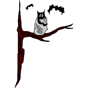 Bat in Tree