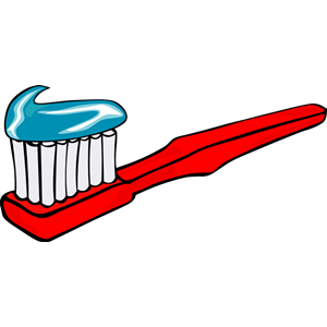 toothbrush and paste ganson