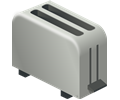 isometric toaster