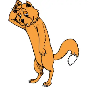 Fox Dramatic Clipart