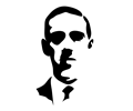 B&W Howard Phillips Lovecraft Portrait