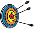 Arrows in target