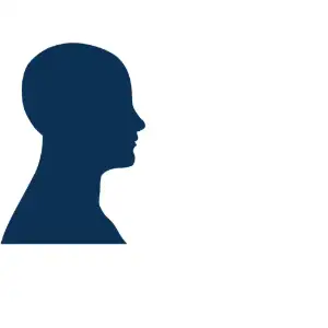Blue Head Clipart