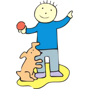 Dog Panting Clipart