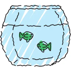 Fish in Bowl Clipart