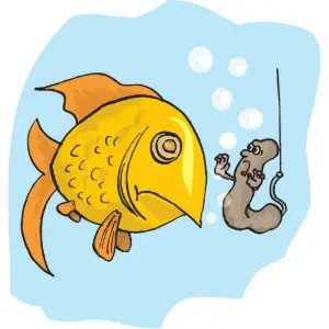 Fish Worms Clipart