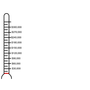 Blank Money Thermometer
