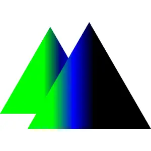 Double triangle Clipart