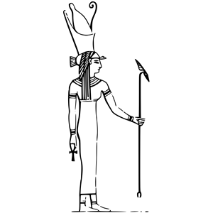 Egyptian godess, Isis clipart, cliparts of Egyptian godess, Isis free ...