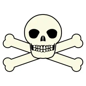 Smiling Skull Clipart