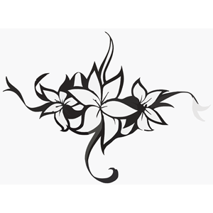 Flower Tattoo Tribal Ideas clipart, cliparts of Flower Tattoo Tribal ...