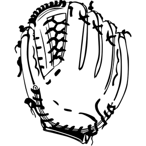 baseball glove bw ganson