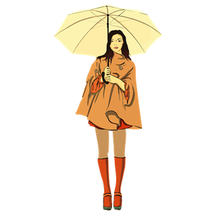 Woman With Umbrella