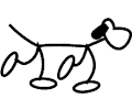 Stick Figure Dog 2