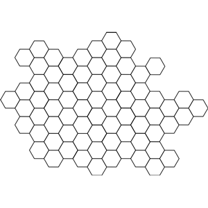 Futurist hexagons