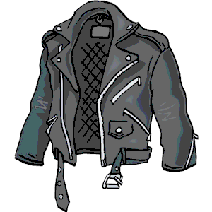 Jacket Leather clipart, cliparts of Jacket Leather free download (wmf ...