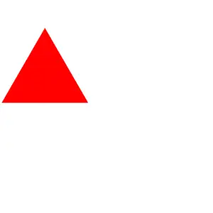 Red Triangle Clipart