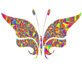 Polyprismatic Abstract Butterfly 2