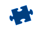Blue Puzzle Pieces