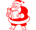 Santa Reading 