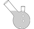 double neck boiling flask