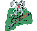 Rabbit with Gun