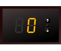 7-segments indicator. Play with buttons