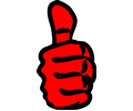 Thumb Up Red