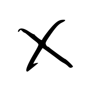 Letter X or Multiply