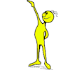 Yellow Dude Saluting
