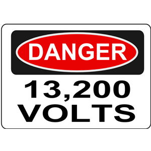 Danger - 13,200 Volts (Alt 2)