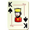 Ornamental deck: King of spades