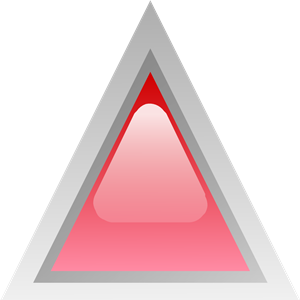 led triangular red