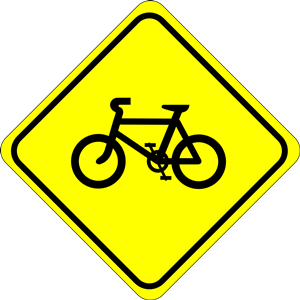 Roadsign watch for bicycles