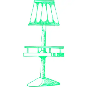 Lamp Table Clipart
