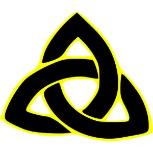 simple trinity knot Clipart